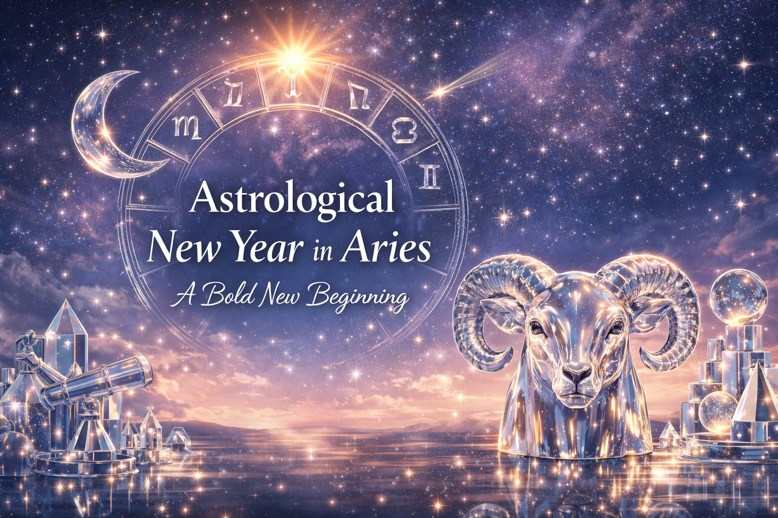 Astrological New Year in Aries blog post about bold beginnings, self-trust, and fresh starts